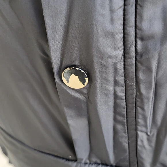 RIPNDIP‎ Black Silver Nylon Hood Mens Sz L Half Zip Pullover Windbreaker Jacket - Picture 4 of 11
